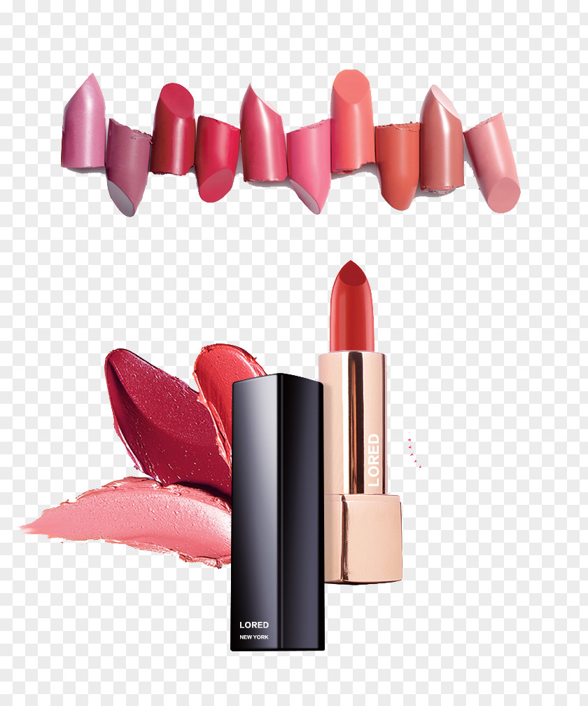 Lipstick Color Material Lip Balm Sunscreen Cosmetics PNG