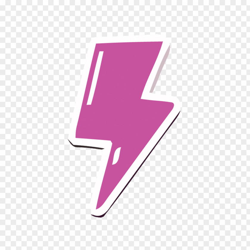 Purple Lightning Vector Material PNG