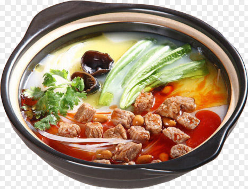 Yunnan Crossing The Bridge Noodles Mixian Beef Noodle Soup Stewing PNG