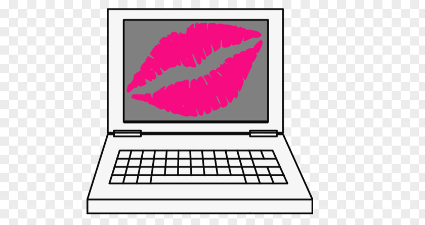 Air Kiss Laptop Computer Keyboard Coloring Book Page Hewlett-Packard PNG