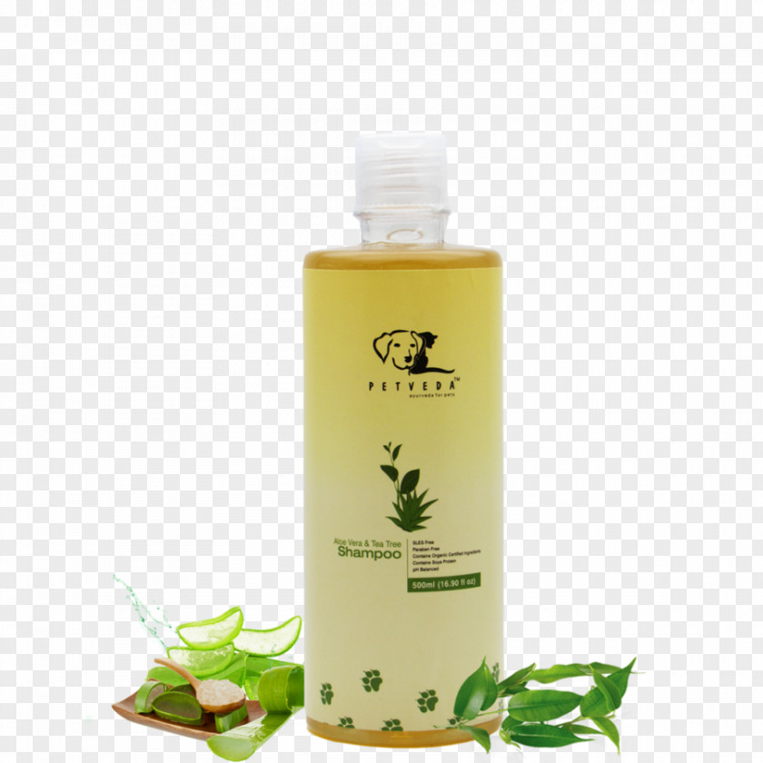 Aloevera Lotion Shampoo Hair Conditioner Petveda Tea Tree Oil PNG