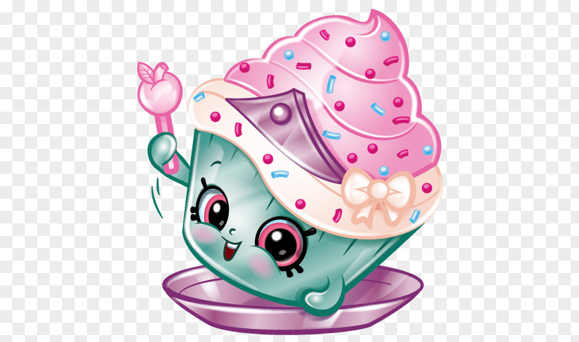 Icon Download Shopkins Belle Elsa Rapunzel Ariel Cupcake PNG