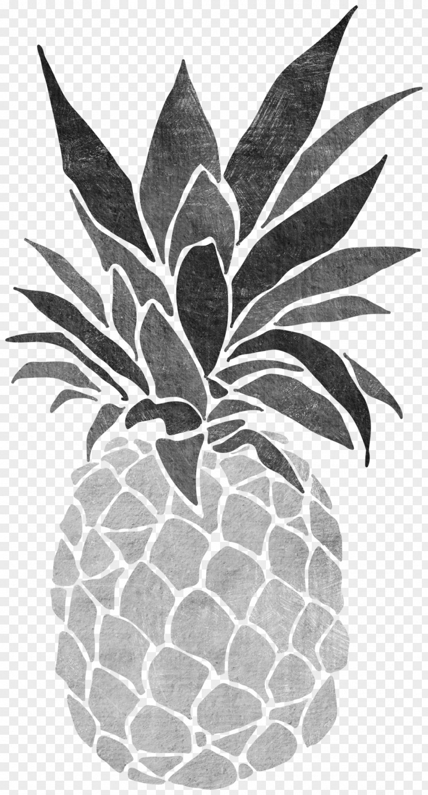 Realistic Pineapple Watercolor Painting Art Canvas Print PNG