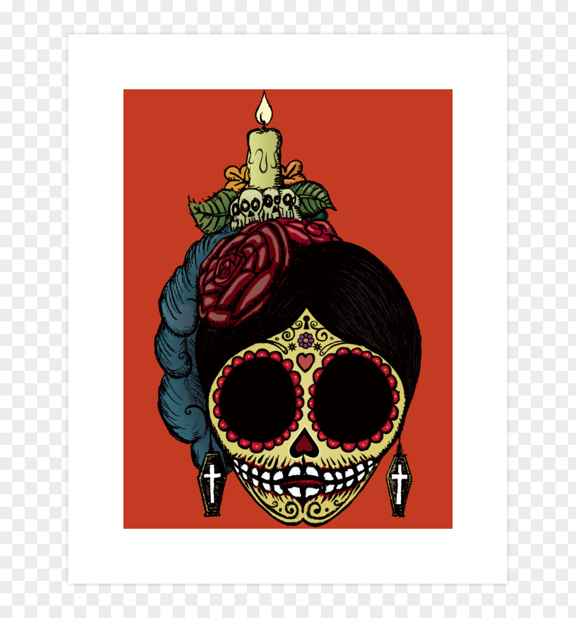 Skull La Calavera Catrina PNG