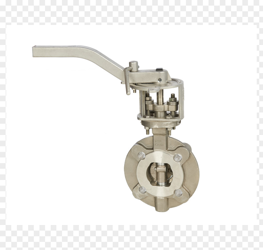 Butterfly Valve Ball Flange Stainless Steel PNG