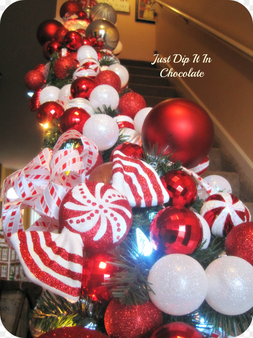 Christmas Decoration Ornament Candy Cane Tree PNG