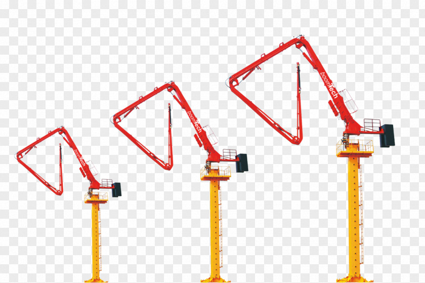Crane Concrete Pump Architectural Engineering Industry PNG