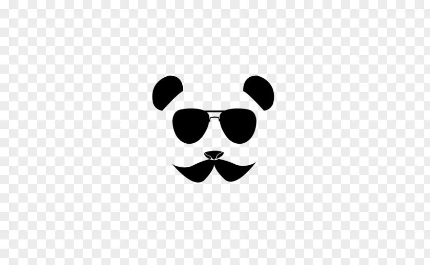 Disguise Giant Panda Moustache Cuteness Glasses PNG