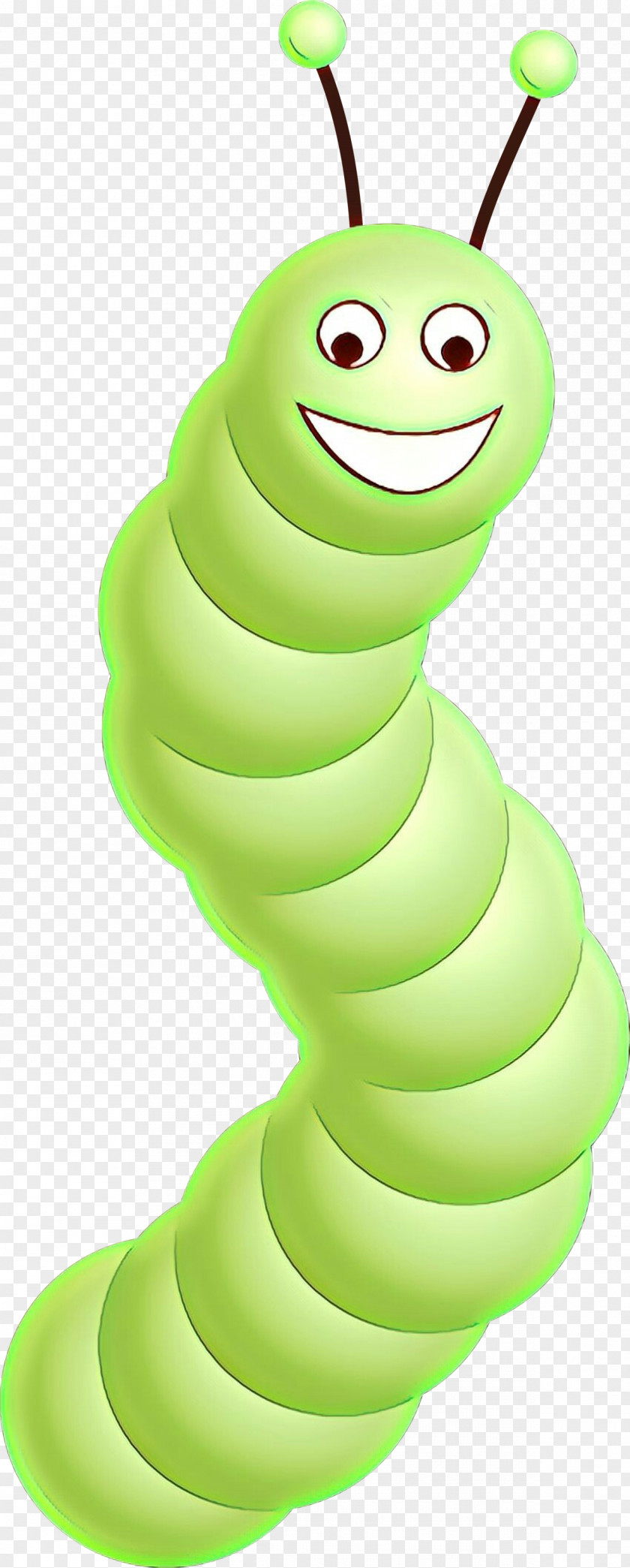 Green Caterpillar Finger PNG