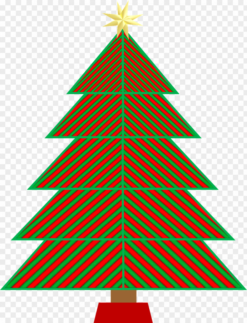 Grid-like Christmas Tree Drawing Illustration PNG