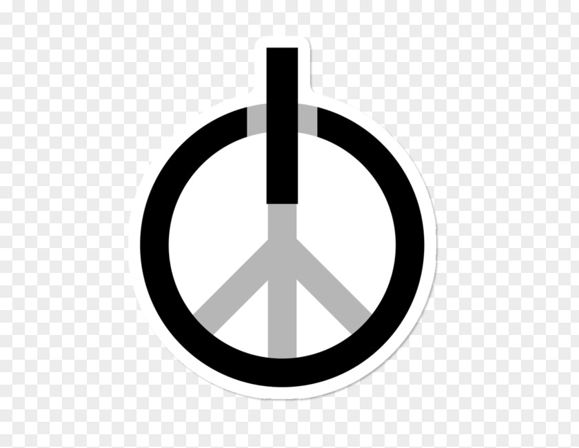 Peace Symbols Circle Silhouette PNG