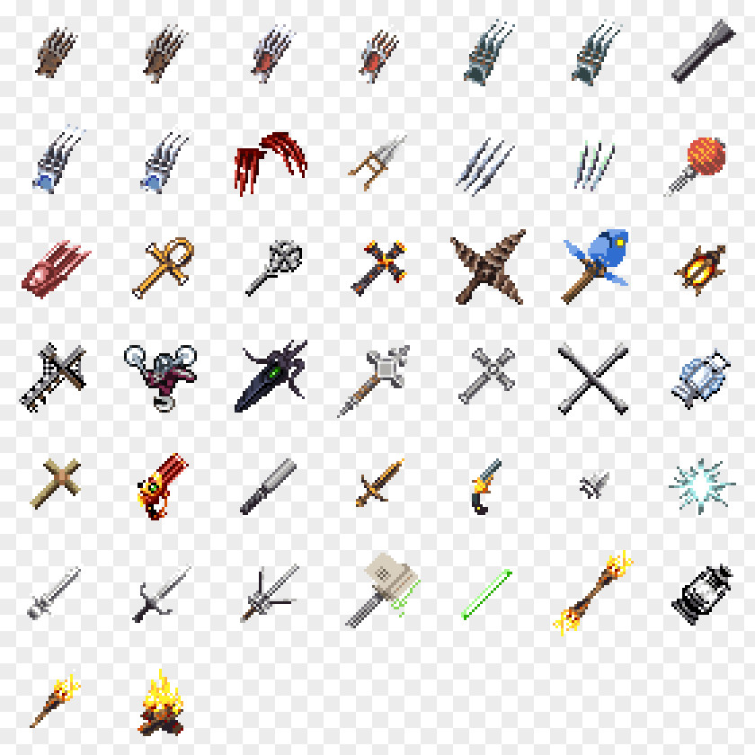 Swords Shield Pixel Art Minecraft PNG