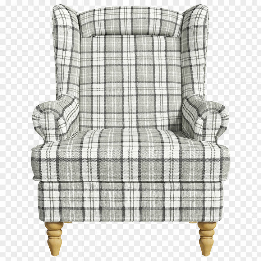 Chair Tartan Slipcover Plaid PNG