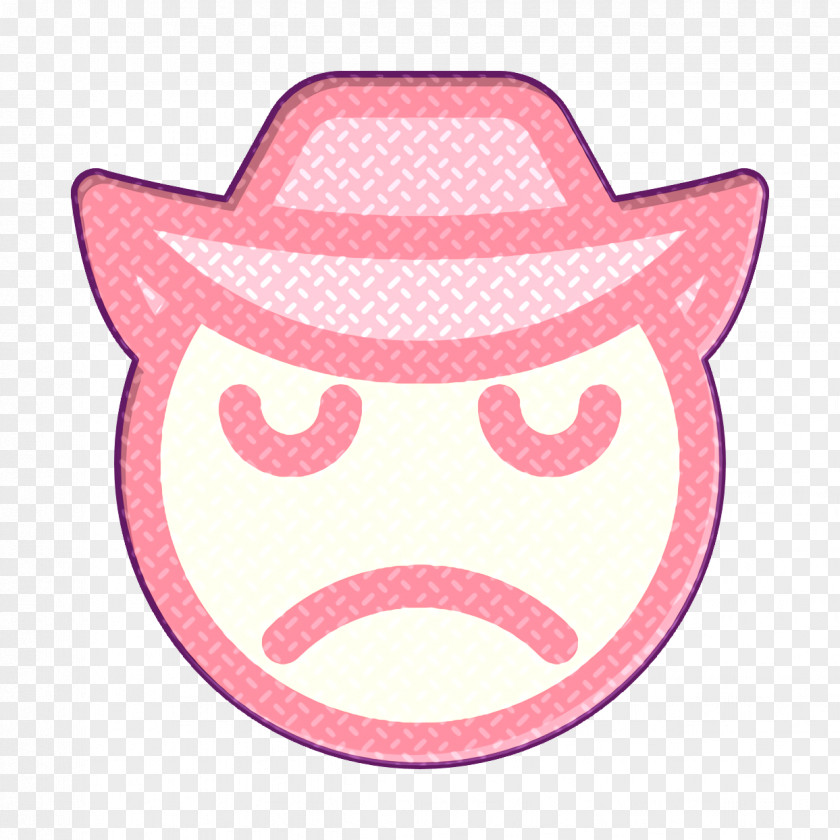 Cowboy Icon Sad Smiley And People PNG