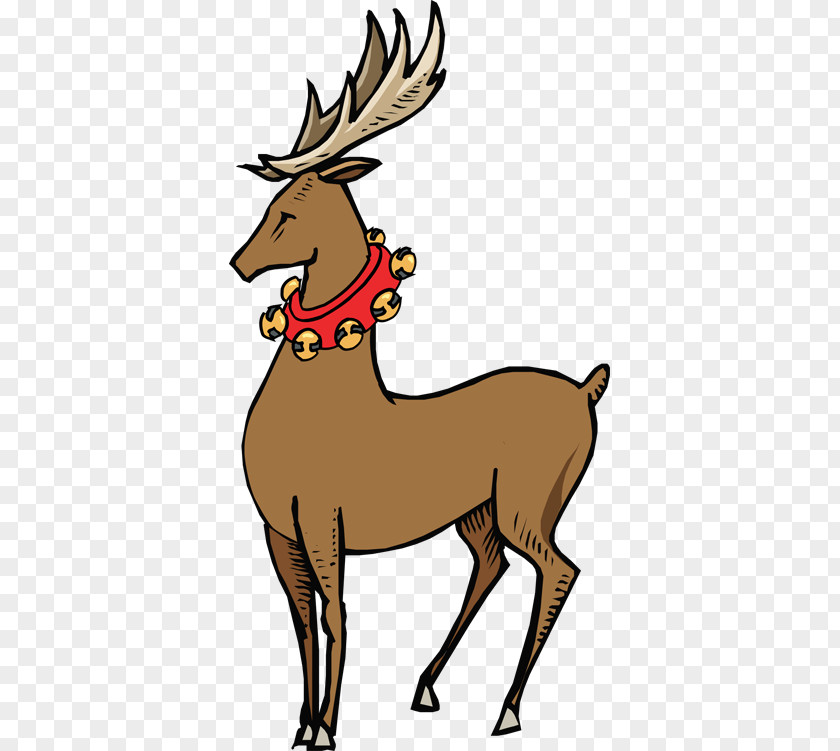 Handprint Reindeer Elk Clip Art Antler Character PNG