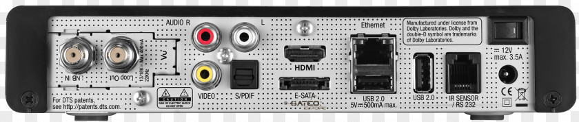 Vu+ DVB-S2 Tuner Digital Video Broadcasting PNG