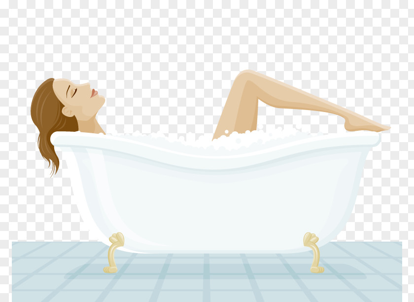 Bath Tub Bathing Bubble Bathtub Bathroom Relaxation PNG
