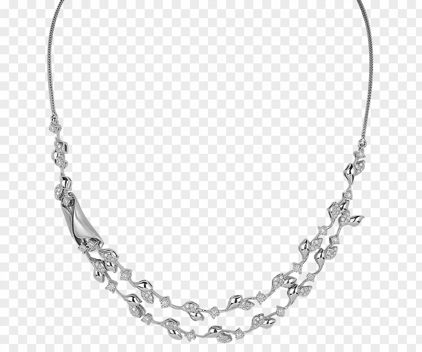Jewellery Earring Necklace Platinum Chain PNG