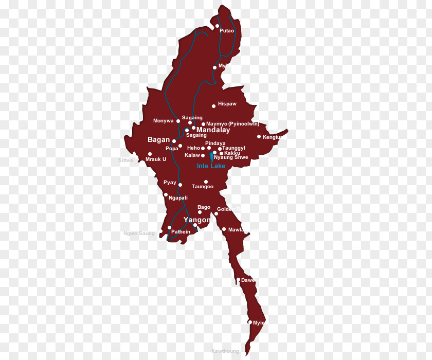 Myanmar Map Burma Royalty-free Stock Photography PNG