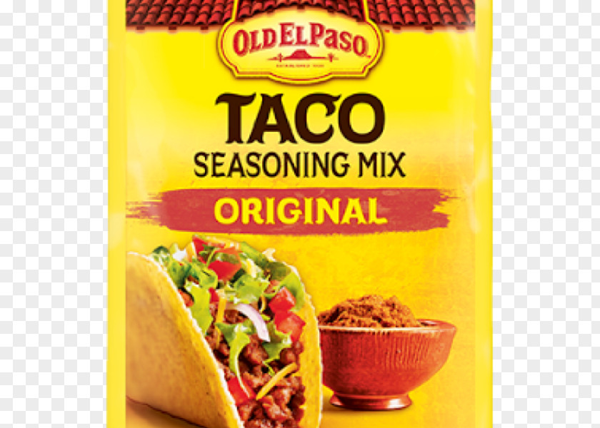 Snacks Packet Taco Mexican Cuisine Old El Paso Seasoning Spice Mix PNG