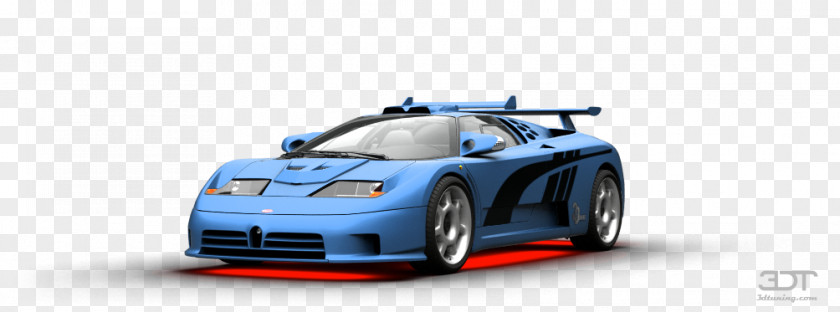 Bugatti EB 110 Sports Car Racing Performance Supercar PNG