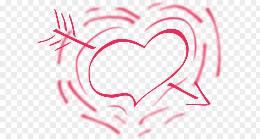 Arrow Pink Clip Art Heart Image PNG