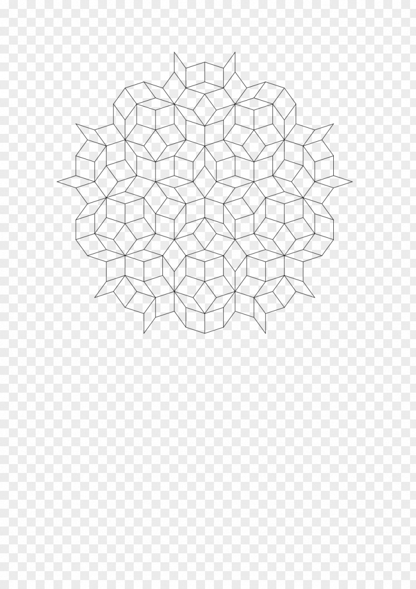 Design Symmetry White Line Art Pattern PNG