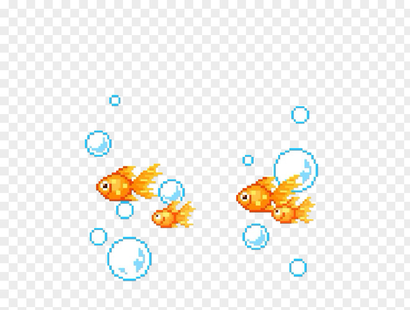 Fish Pixel Art PNG