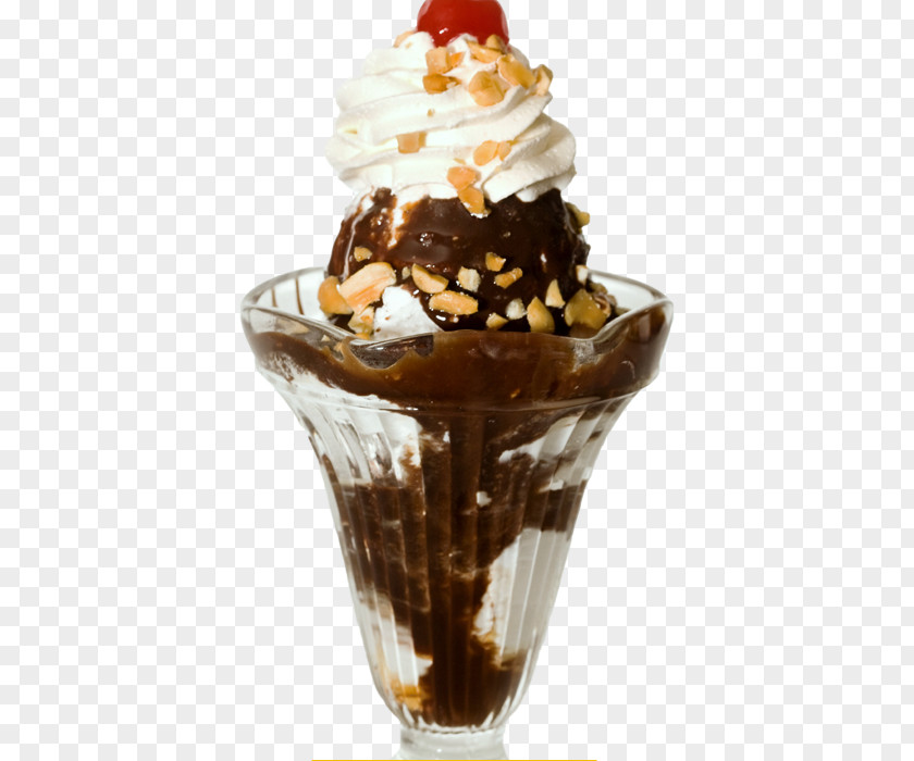 Ice Cream Sundae Fudge Kulfi PNG