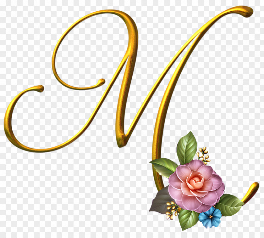 Melancia Letter Alphabet Gold Clip Art PNG