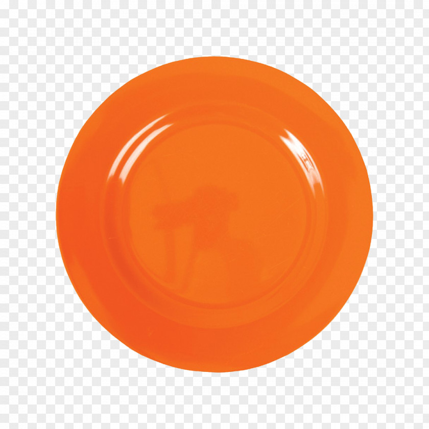Ornage Plate Dish Image Melamine Tableware Spoon Fork PNG