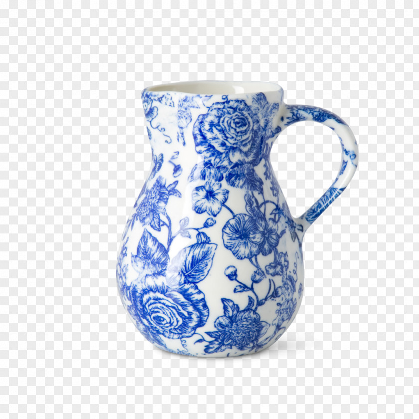 Porcelain Blue And White Pottery Ceramic Tattoo Jug PNG