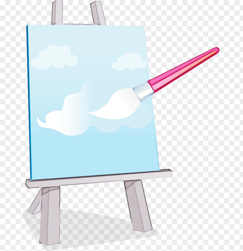 Whiteboard Easel Clip Art PNG