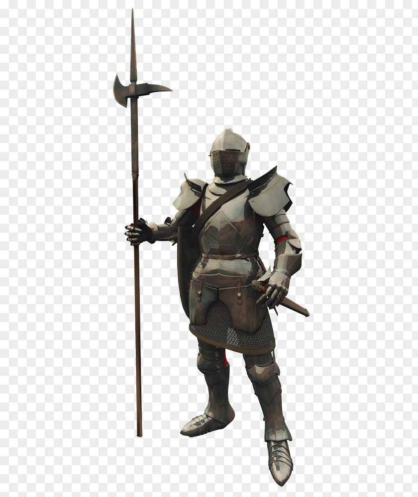 Armored Warrior Middle Ages Knight Stock Illustration PNG