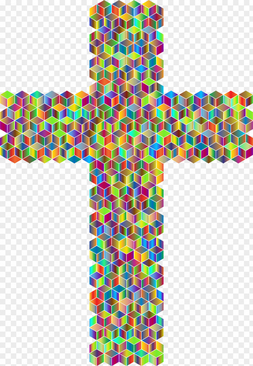 Cube Christian Cross Christianity Religion Clip Art PNG