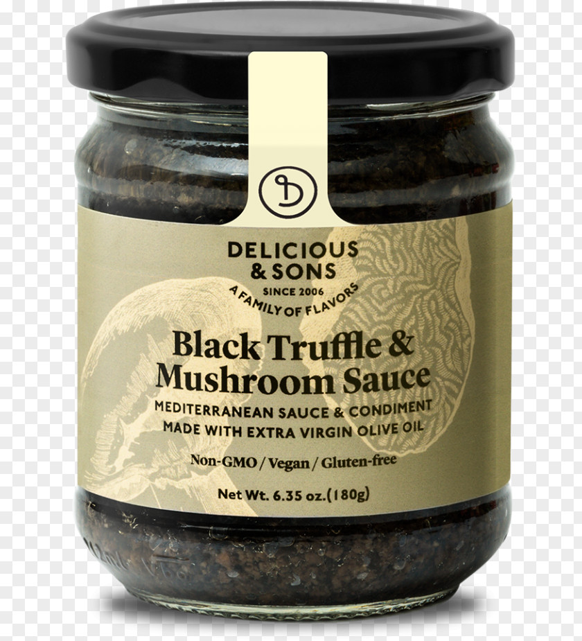 Olive Oil Chutney Périgord Black Truffle Sauce Edible Mushroom PNG