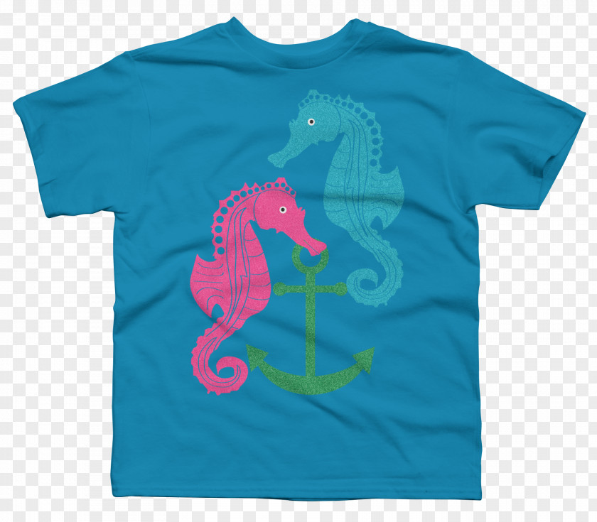 Seahorse Printed T-shirt Sleeve PNG