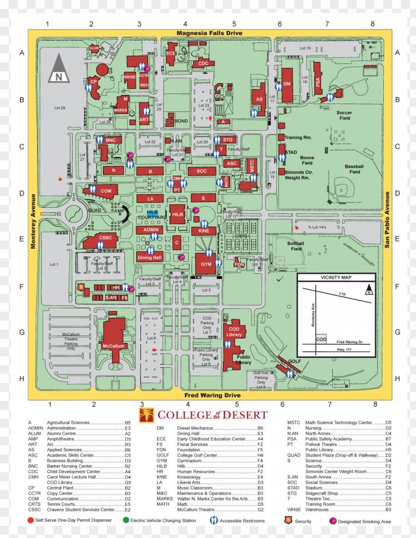 Campus College Of The Desert DuPage California State University, San Bernardino Palm Map Santa Rosa Junior PNG