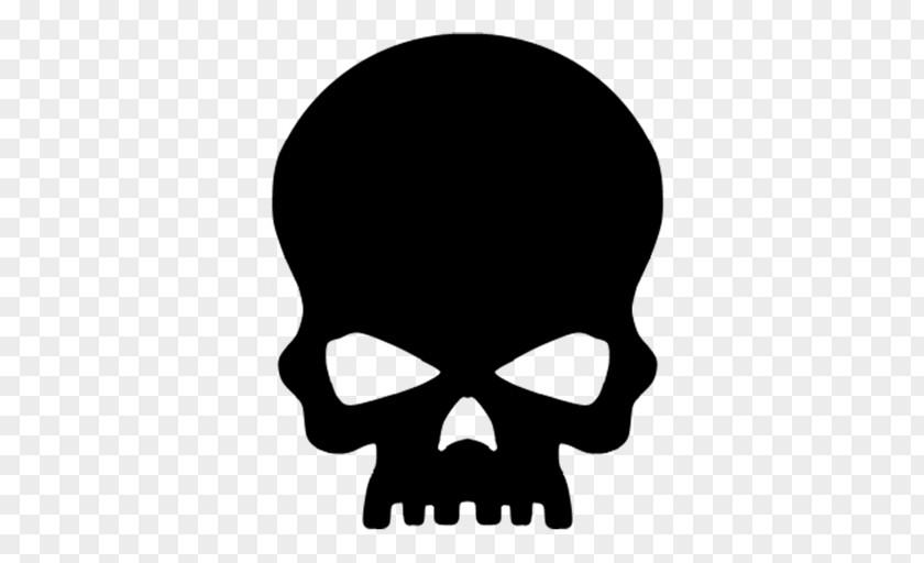 Logo Head Skull Silhouette PNG