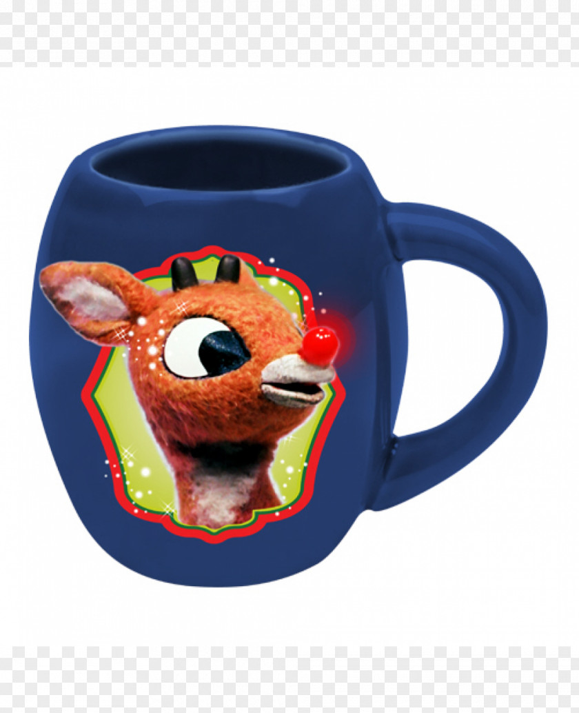 Mug Coffee Cup Rudolph Ceramic Christmas PNG