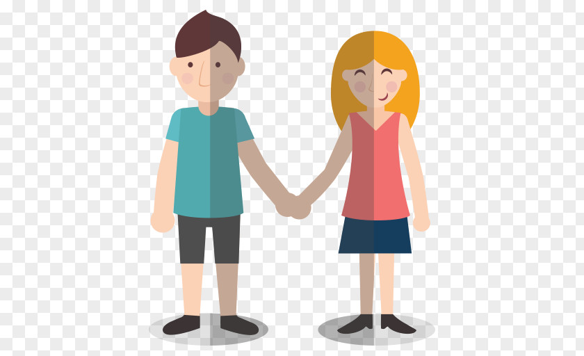 Sharing Conversation Holding Hands PNG