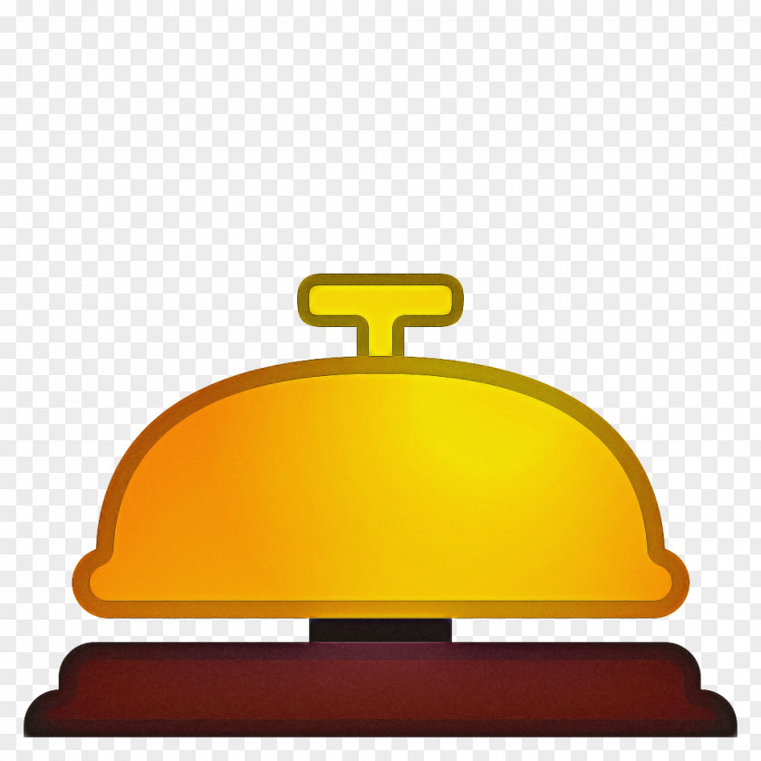 Yellow Bell Emoji Background PNG
