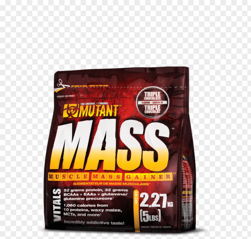 Gainer Dietary Supplement Mutant Mass Branched-chain Amino Acid PNG