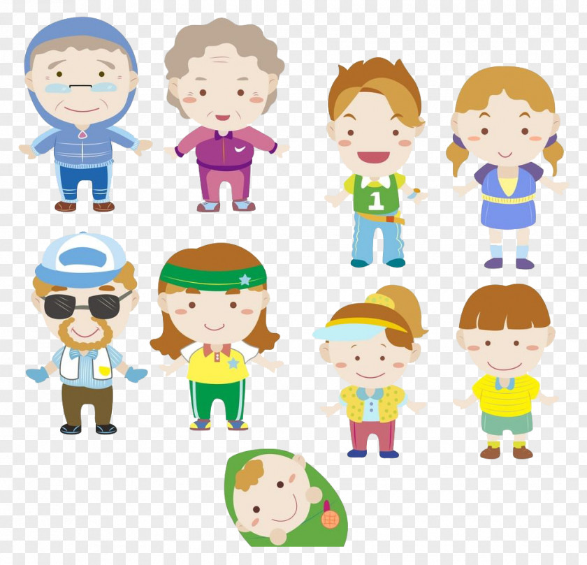 Honor Their Parents Elders Cartoon Family Royalty-free Clip Art PNG