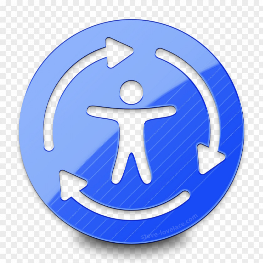 Logo Symbol Blue Electric Sign Circle PNG
