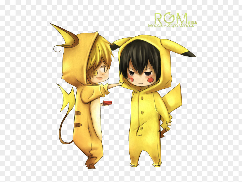 Pokemon Cosplay Pikachu Raichu Costume Image PNG