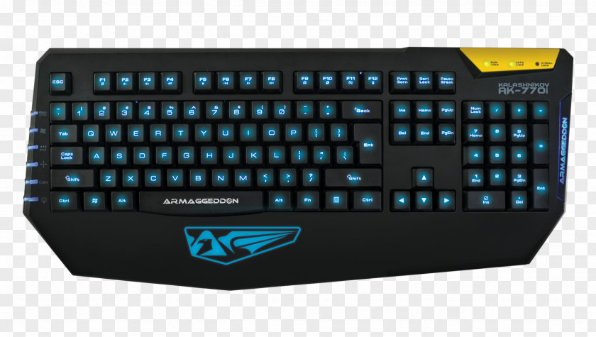 USB Computer Keyboard Backlight Gaming Keypad Light-emitting Diode PNG