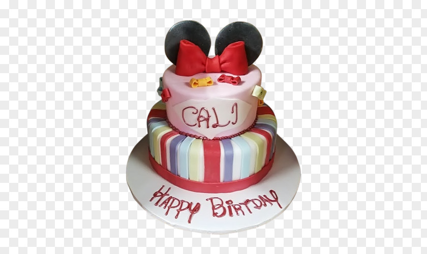 Birthday Bow Cake Sugar Torte Decorating Fondant Icing PNG