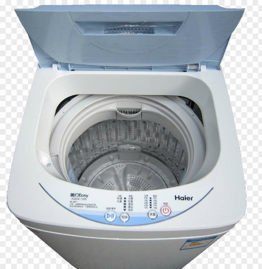 Large Capacity Haier Automatic Drum Washing Machine Material Home Appliance PNG