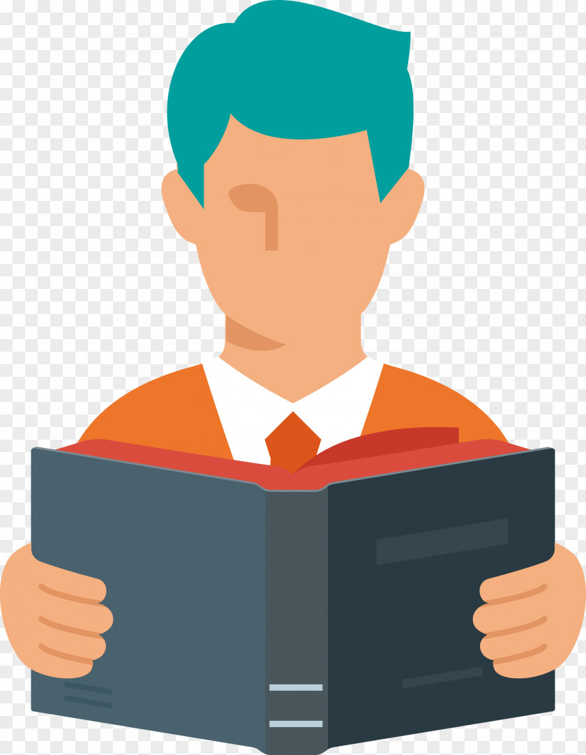 Teacher Reading Book PNG